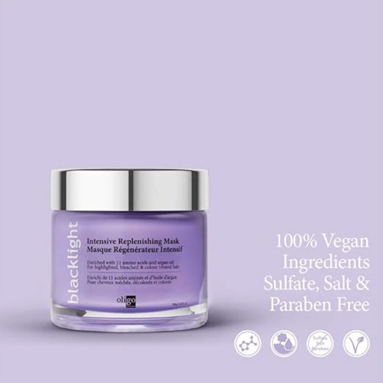OLIGO Blacklight | Intensive Replenishing Mask – Deep care for sensitized hair