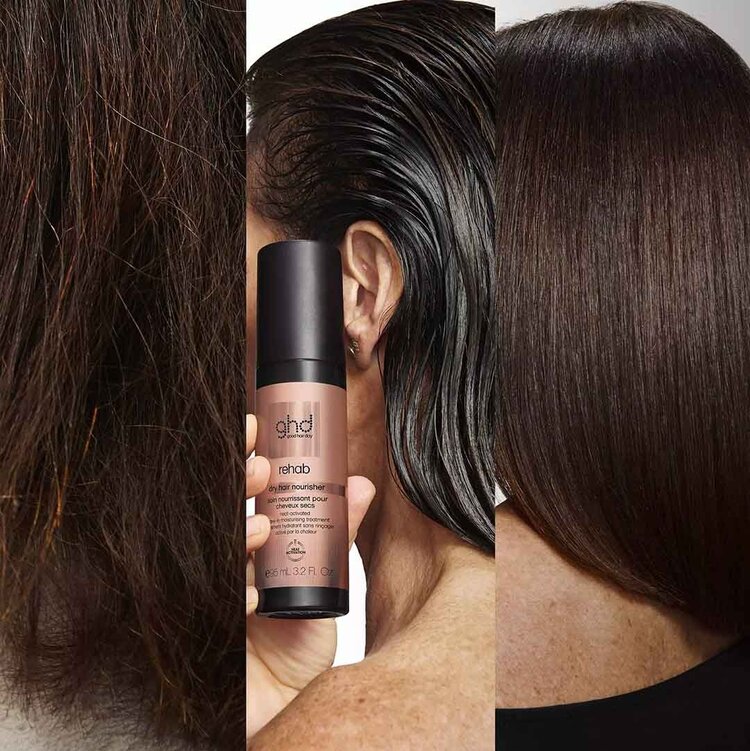 GHD Good Hair Day Rehab | Soin Nourrissant Cheveux Secs (95 ml / 3.2 oz) - Nutrition & Douceur