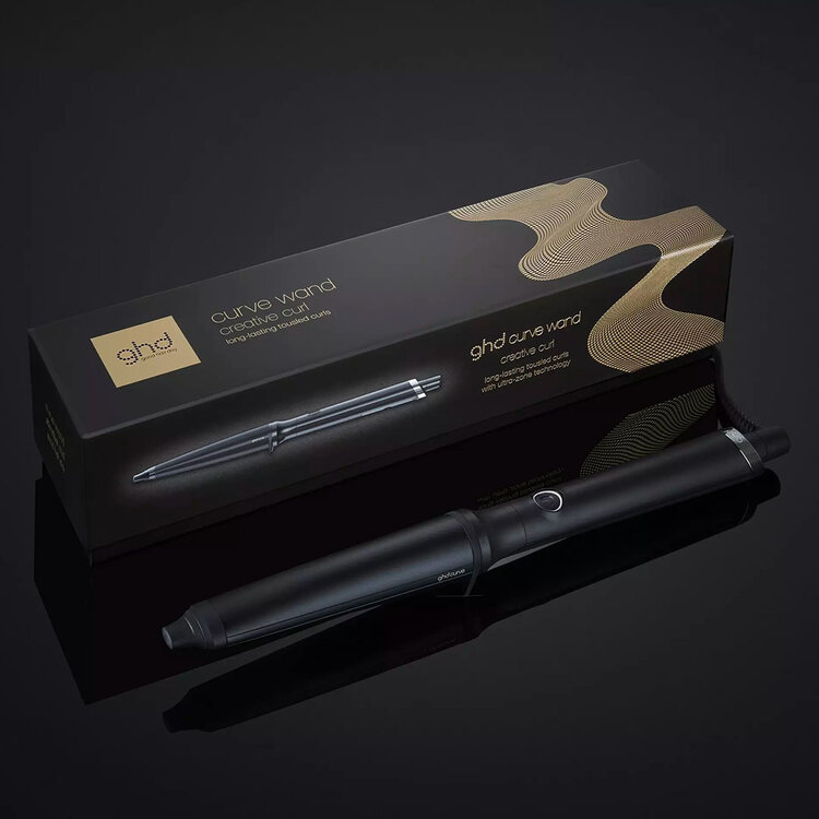 GHD Good Hair Day Curve Wand | Fer À Friser Sans Pince Boucles Créatives (Tige Cônique) — Boucles Souples & Effet Salon