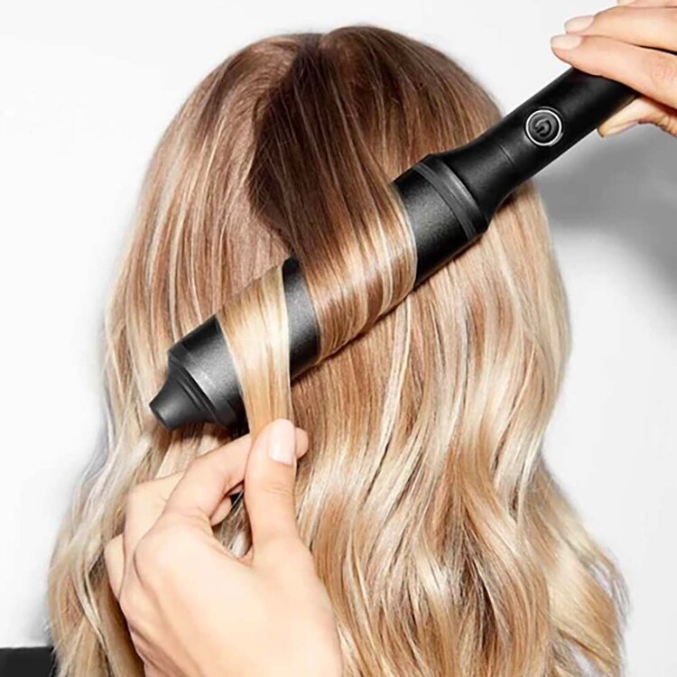GHD Good Hair Day Curve Wand | Classic Waves Oval Wand (0.5") — Classic Wavy Finish