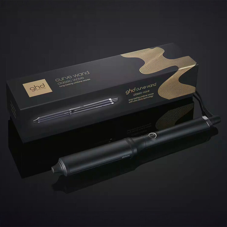 GHD Good Hair Day Curve Wand | Fer À Friser Sans Pince Vagues Ondulées Classiques (0.5 po) — Tige Ovale