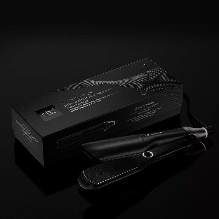 GHD Good Hair Day Chronos Max | Wide Flat Iron Styler (2") — Fast Smoothing For Long & Thick Hair
