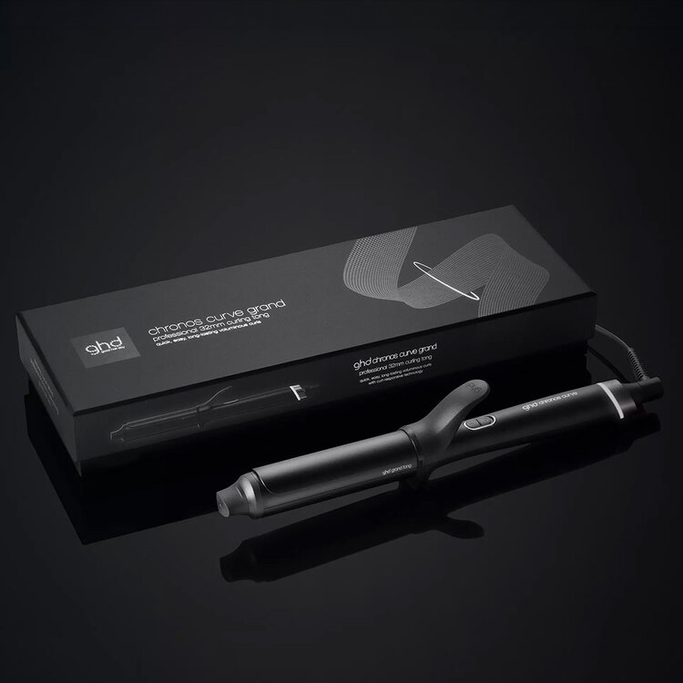 GHD Good Hair Day Curve Tong | Clip Curling Iron — Classic Curls & Smooth Finish