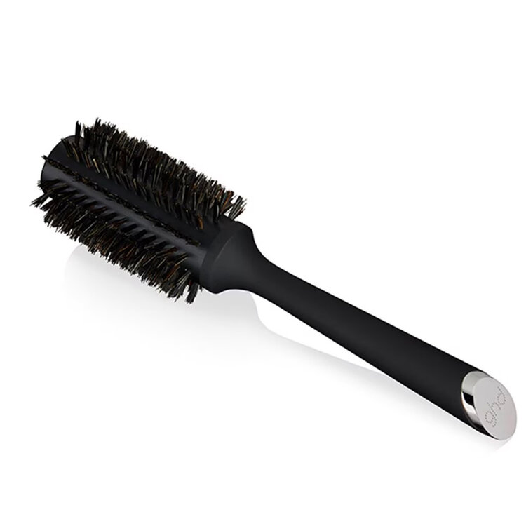 GHD Good Hair Day The Smoother | Natural Bristle Round Brush - Smooth & Shine