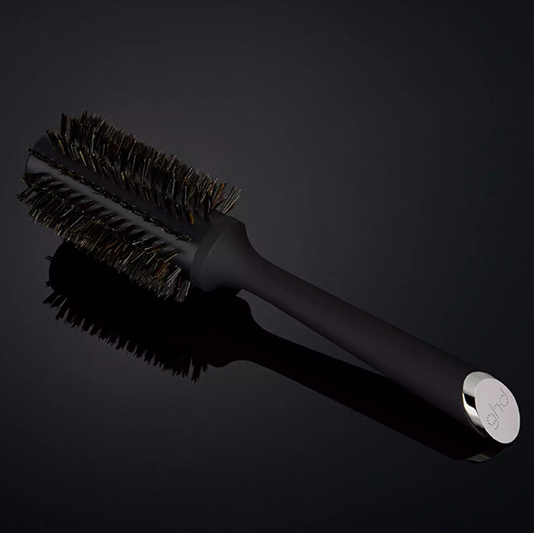 GHD Good Hair Day The Smoother | Natural Bristle Round Brush - Smooth & Shine