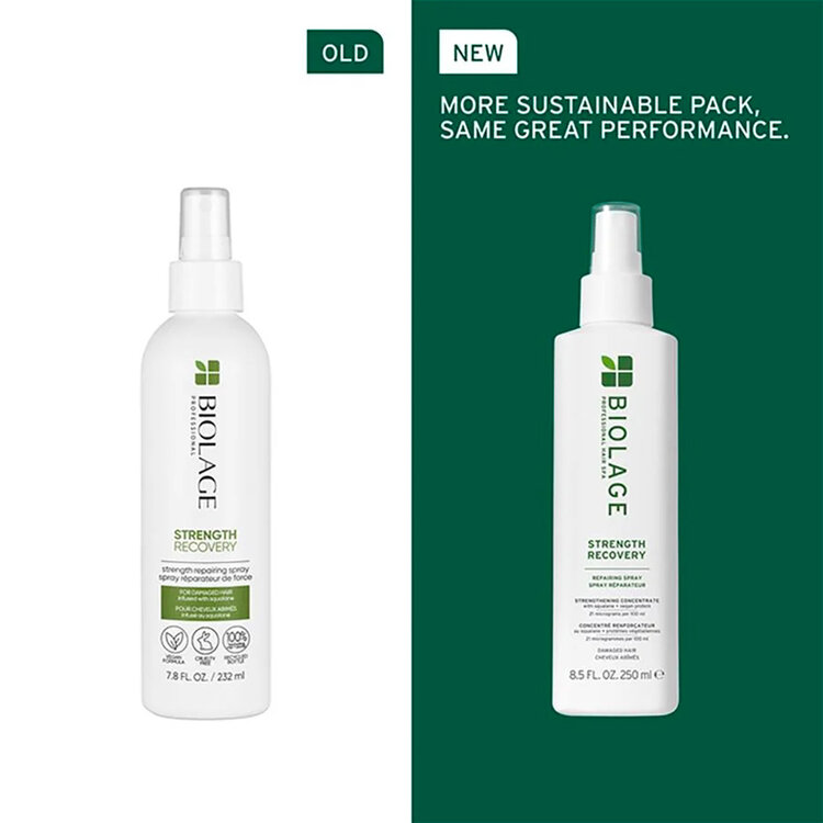 BIOLAGE Professional Hair Spa Biolage | Strength Recovery | Spray Réparateur Renforçateur (250 ml / 8.5 Oz) - Réparation & Protection