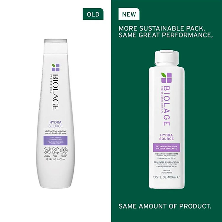 BIOLAGE Professional Hair Spa Hydra Source | Detangling Solution Hydrate — Leave-In Softness