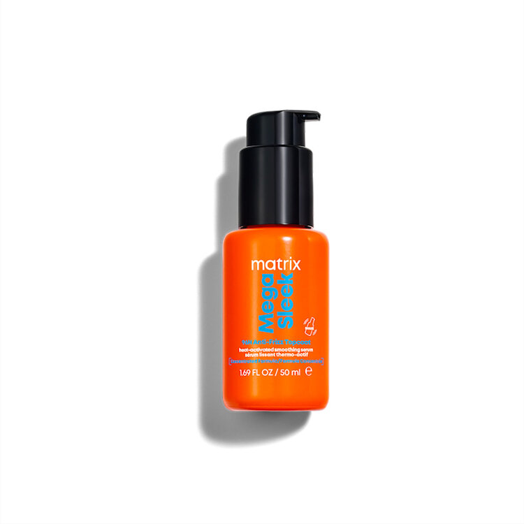 MATRIX Mega Sleek | Heat Activated Smoothing Serum (50 ml / 1.69 Oz) - 96h Anti-frizz