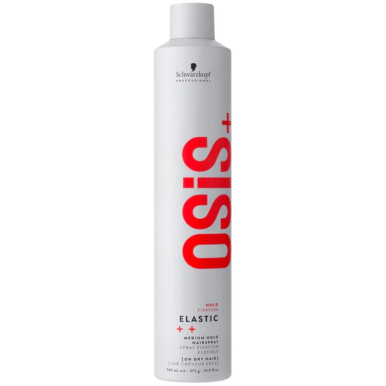 SCHWARZKOPF OSIS+ Elastic | Spray Fixation Légère - Tenue Souple & Fini Naturel