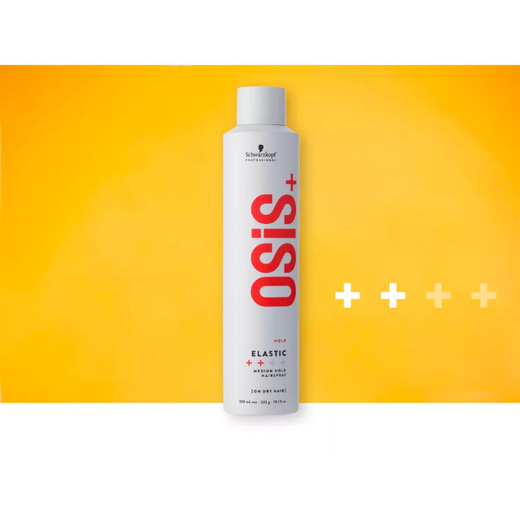 SCHWARZKOPF OSiS+ Elastic | Light Hold Hairspray — Flexible, Natural Finish