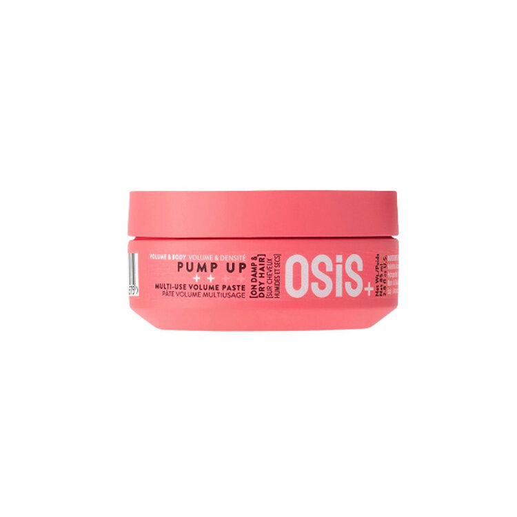 SCHWARZKOPF OSIS+ Pump Up | Pâte Volume Multi-Usage (85 ml / 2.8 oz) – Volume durable et texture souple