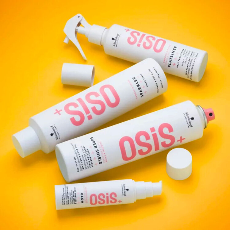 SCHWARZKOPF OSIS+ Glow | Sérum Brillance Anti-Frisottis (50 ml / 1.69 oz) – Brillance instantanée et contrôle des frisottis