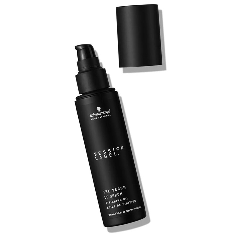 SCHWARZKOPF Session Label | Le Sérum — Huile de Finition (100ml/3.3oz) - Huile légère qui lisse les frisottis, ajoute de la brillance et adoucit sans alourdir