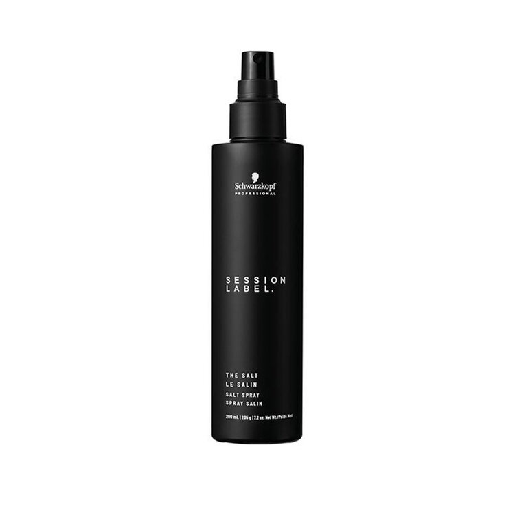 SCHWARZKOPF Session Label | The Salt — Salt Spray (200ml/6.7oz) - Texturizing salt spray for effortless beachy texture, volume and flexible hold
