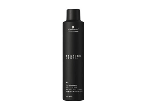 SCHWARZKOPF Session Label | N°.2 Le Flexible — Spray Sec Fixation Légère