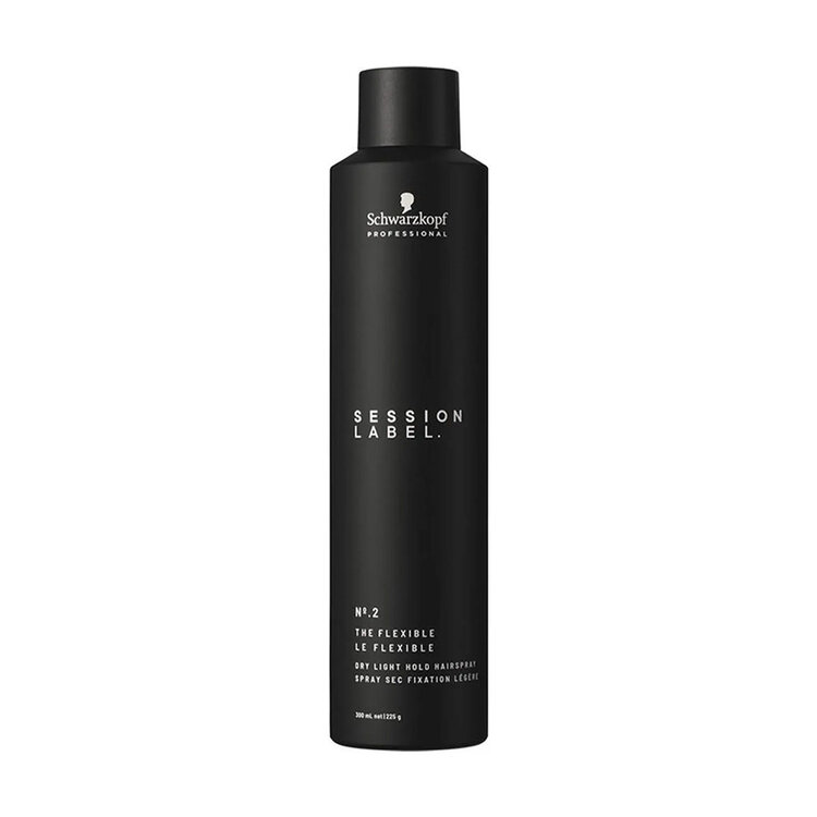 SCHWARZKOPF Session Label | N°.2 The Flexible — Dry Light Hold Hairspray - Lightweight flexible hold with natural movement