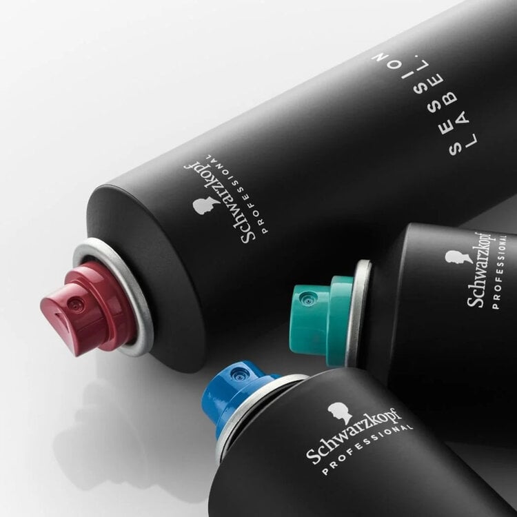 SCHWARZKOPF Session Label | N°.3 Le Ferme — Spray Sec Fixation Forte - Fixation ferme, contrôle durable et fini propre sans effet cartonné