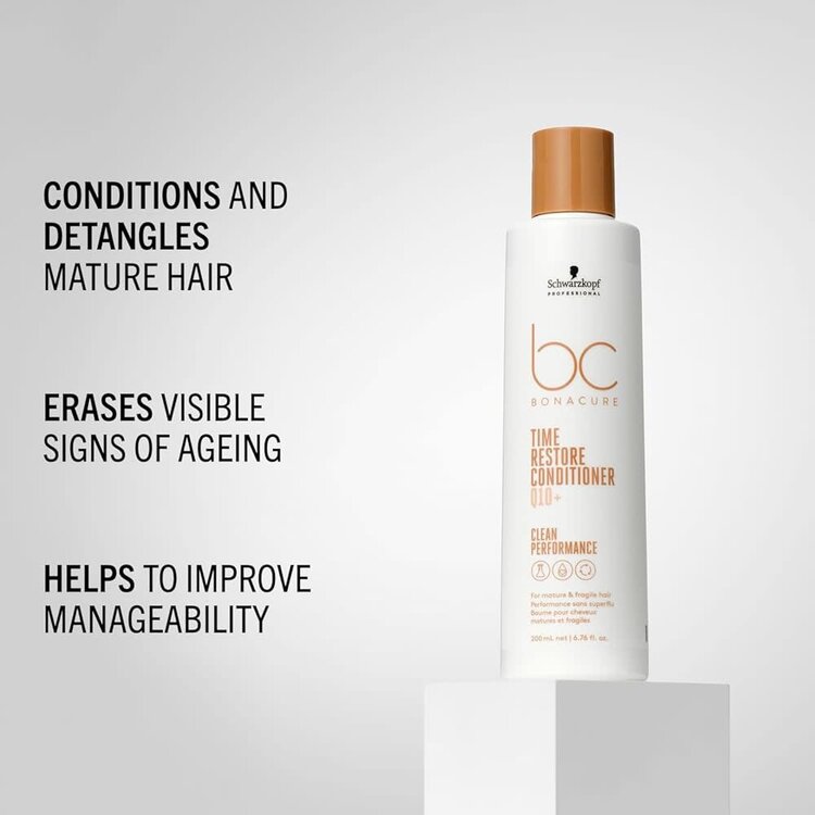 SCHWARZKOPF Bonacure Time Restore | Baume Q10+ - Soin Anti-Âge Cheveux