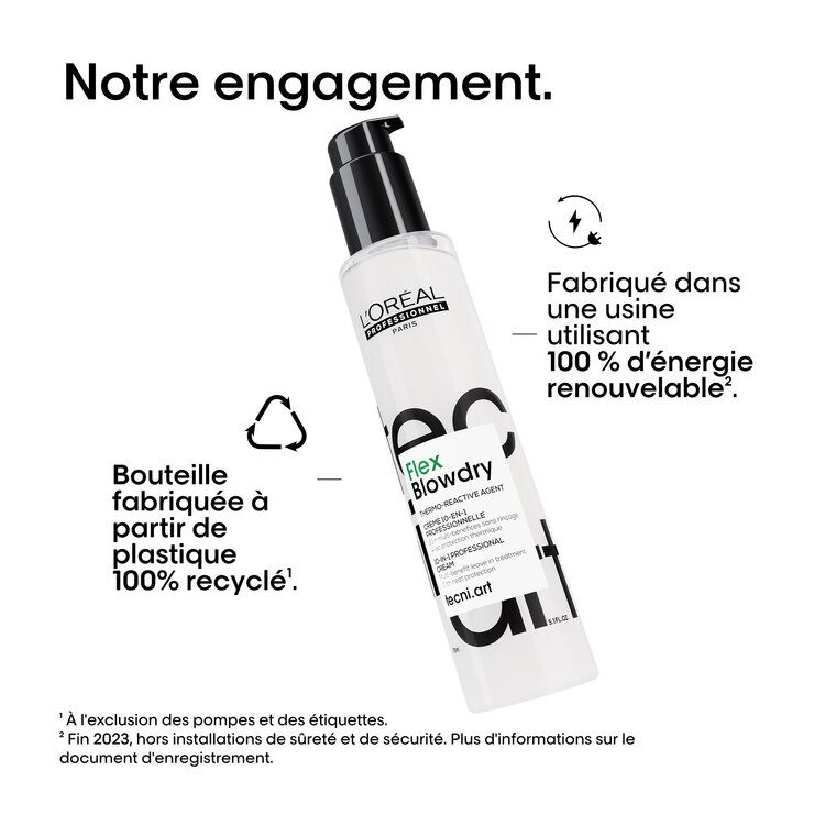 L'ORÉAL PROFESSIONNEL Tecni.Art | Flex Blowdry Crème 10-en-1 (190 ml / 6.8 oz) – Soin thermo-protecteur multifonction