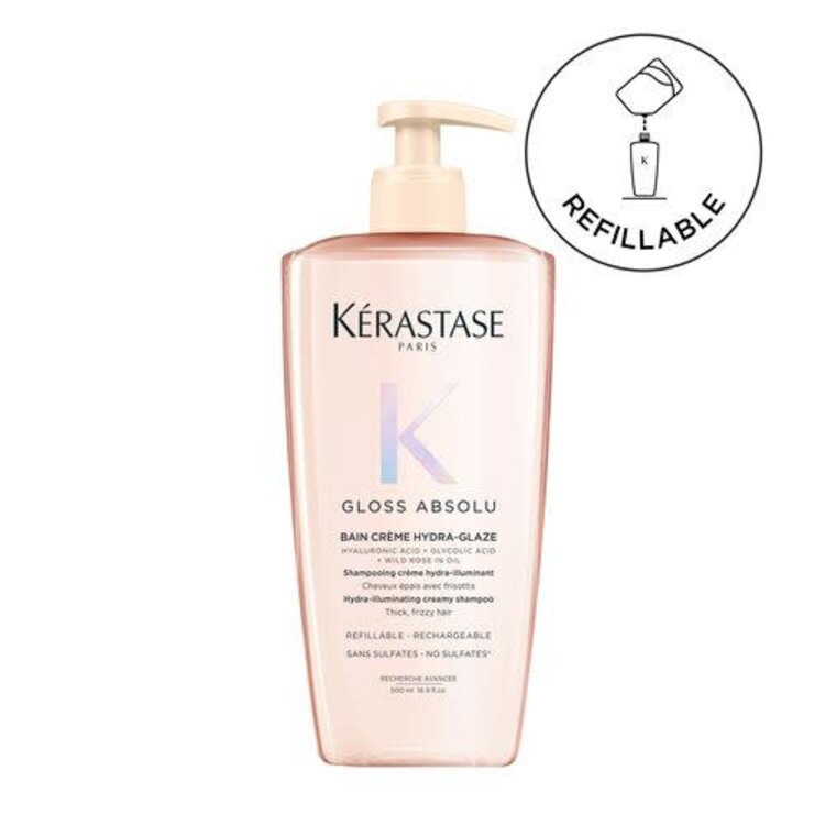KÉRASTASE Gloss Absolu | Bain . Crème Hydra-Glaze | Hydra-Illuminating Creamy Shampoo