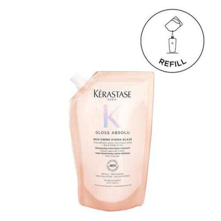 KÉRASTASE Gloss Absolu | Bain Crème Hydra-Glaze | Shampooing Crème Hydra-Illuminant
