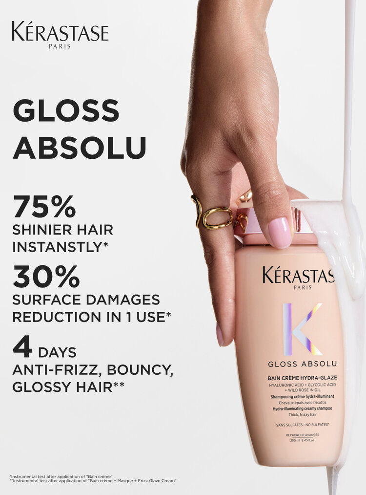 KÉRASTASE Gloss Absolu | Bain Crème Hydra-Glaze - Hydra-Illuminating Creamy Shampoo