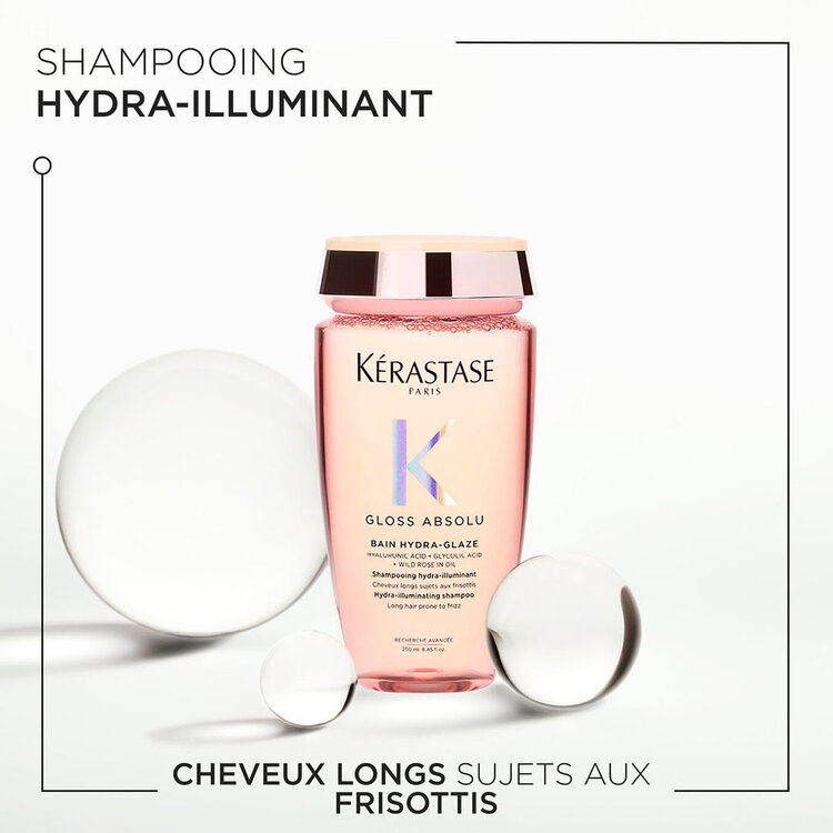 KÉRASTASE Hair Routine | Gloss Absolu & Chronologiste | Hydration, Shine and Regeneration Care Set - Daily Hydration & Shine
