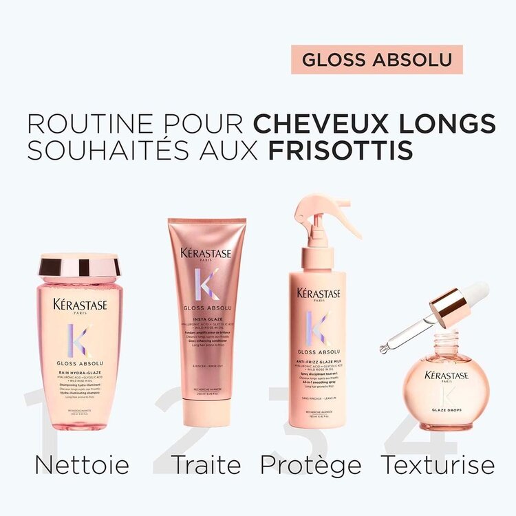 KÉRASTASE Routine Capillaire | Gloss Absolu | Ensemble de Soins Complets de Brillance