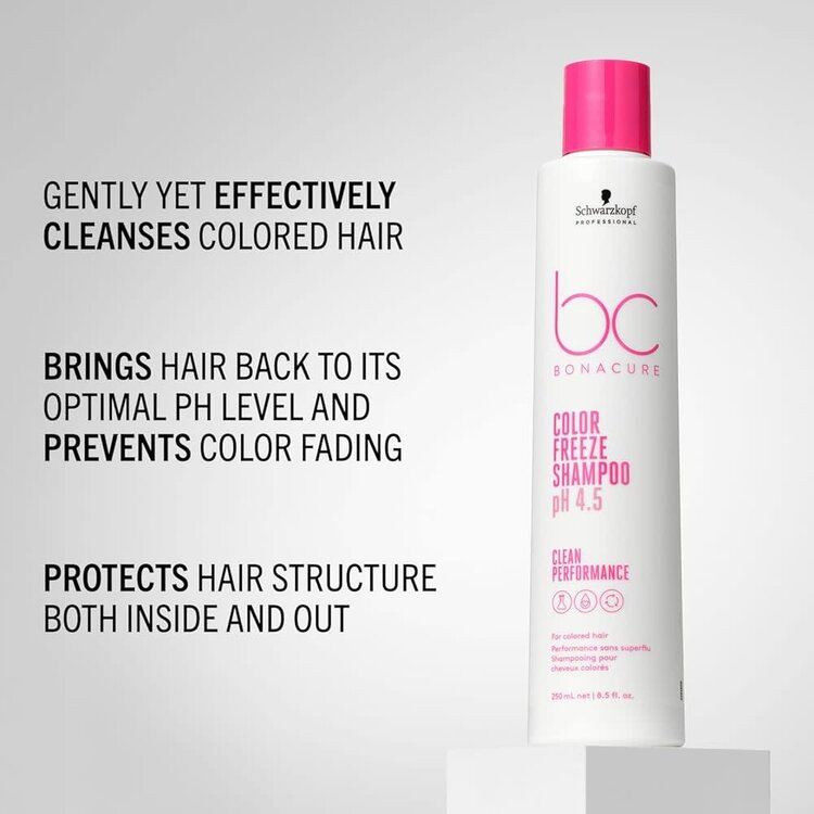 SCHWARZKOPF Schwarzkopf - bc BONACURE . COLOR FREEZE | pH 4.5 . Shampooing / Shampoo