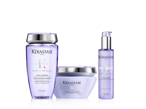 KÉRASTASE Routine Capillaire | Blond Absolu | Ensemble de Soins Illuminateurs Anti-Reflets Cuivrés