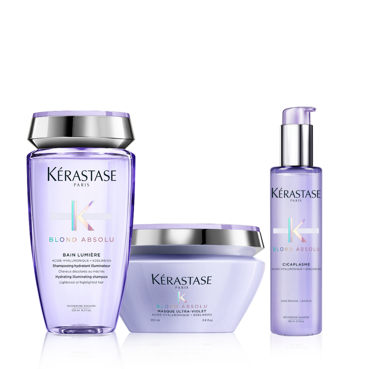 KÉRASTASE Routine Capillaire | Blond Absolu | Ensemble de Soins Illuminateurs Anti-Reflets Cuivrés
