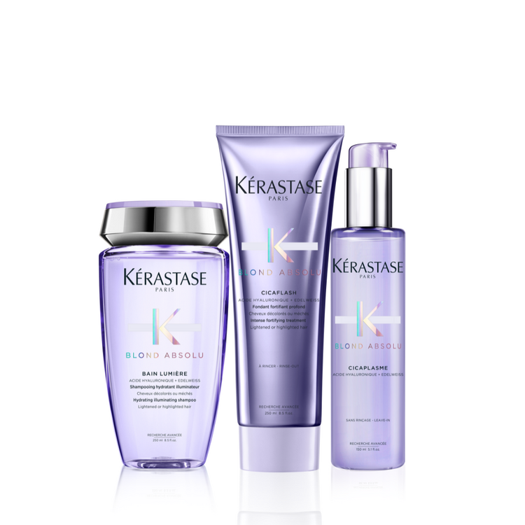 KÉRASTASE Routine Capillaire | Blond Absolu | Ensemble de Soins Hydratation