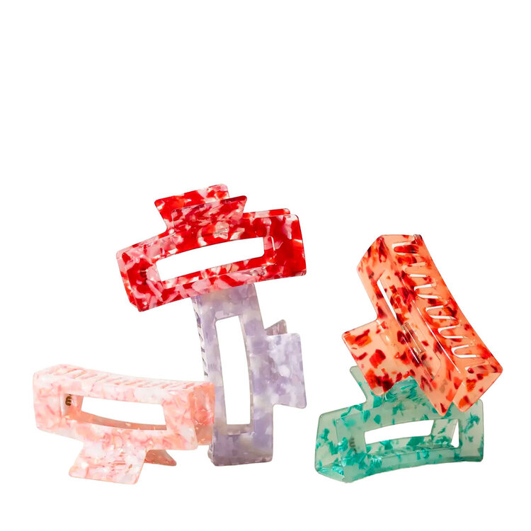 PIXIE WOO Hair Claw Clips ( Medium ) - Stylish and Secure Everyday Hold