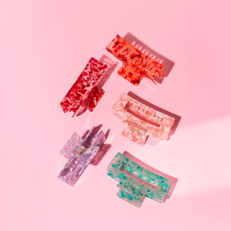 PIXIE WOO Hair Claw Clips ( Medium ) - Stylish and Secure Everyday Hold