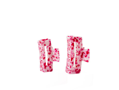PIXIE WOO Hair Claw Clips | Pink Paradise