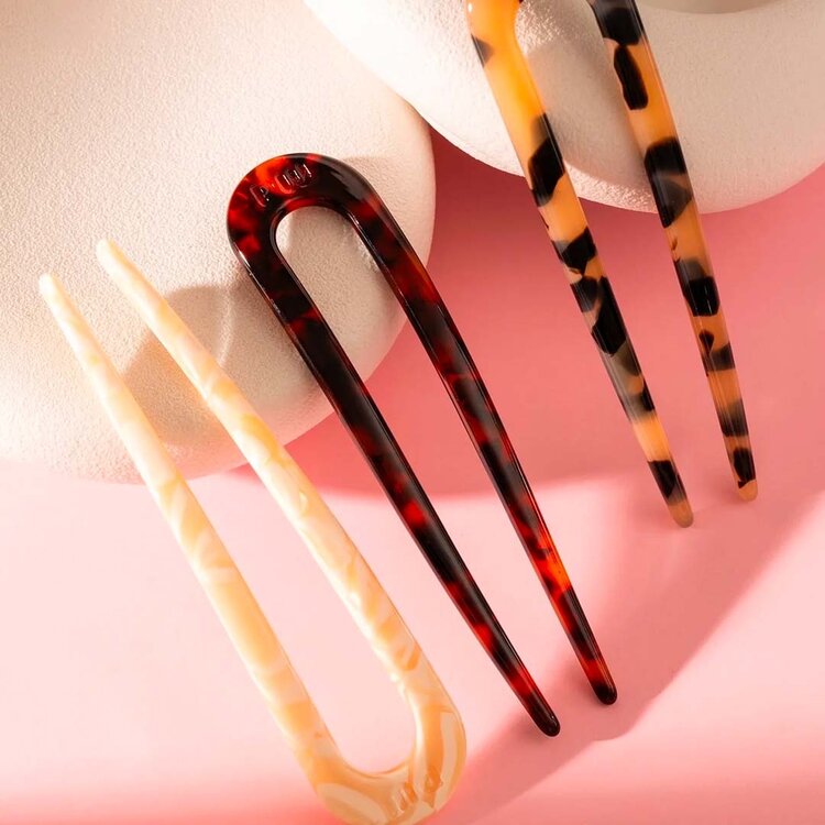 PIXIE WOO French Pins - Minimalist and Elegant Hair Accessory