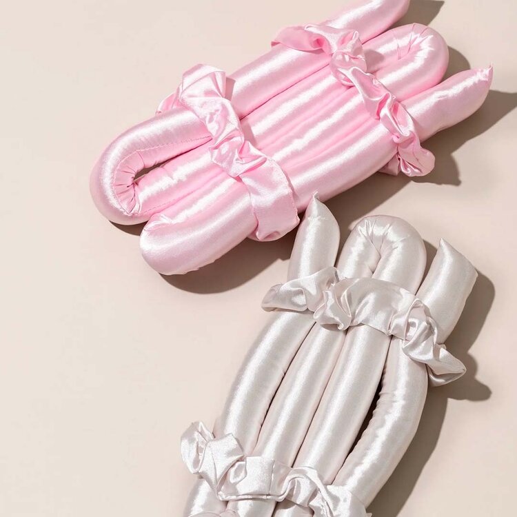 PIXIE WOO Heatless Curling Set - Soft, Bouncy Curls Without Heat