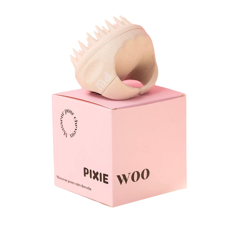 PIXIE WOO Masseur pour Cuir Chevelu - Stimulation et Nettoyage en Douceur