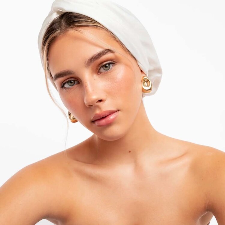 PIXIE WOO Bonnet de Satin - Protection Nocturne Anti-Frisottis