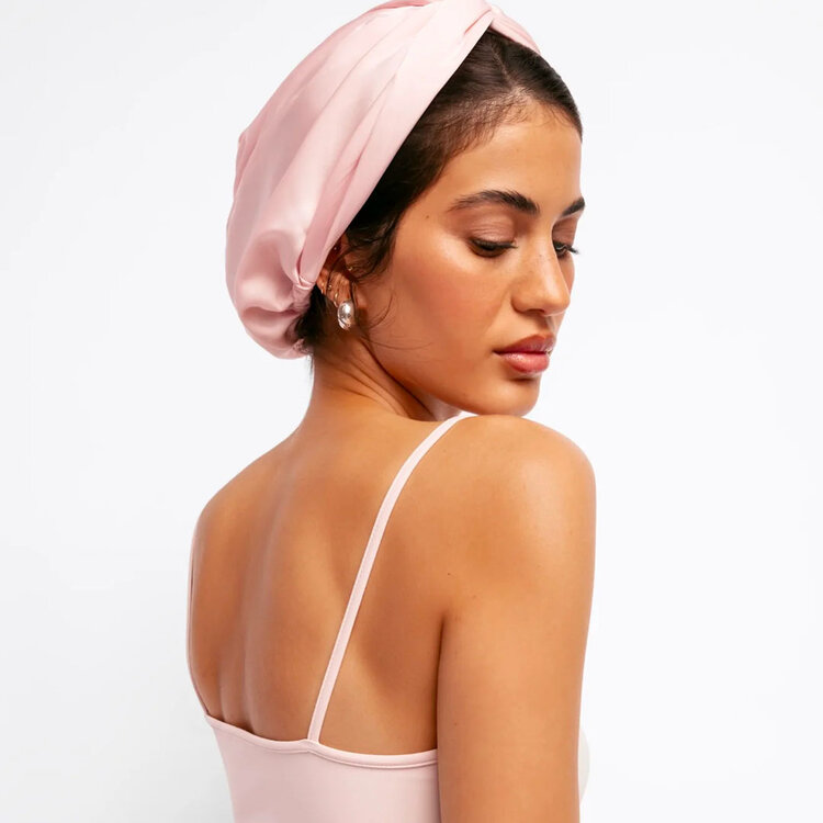 PIXIE WOO Bonnet de Satin - Protection Nocturne Anti-Frisottis