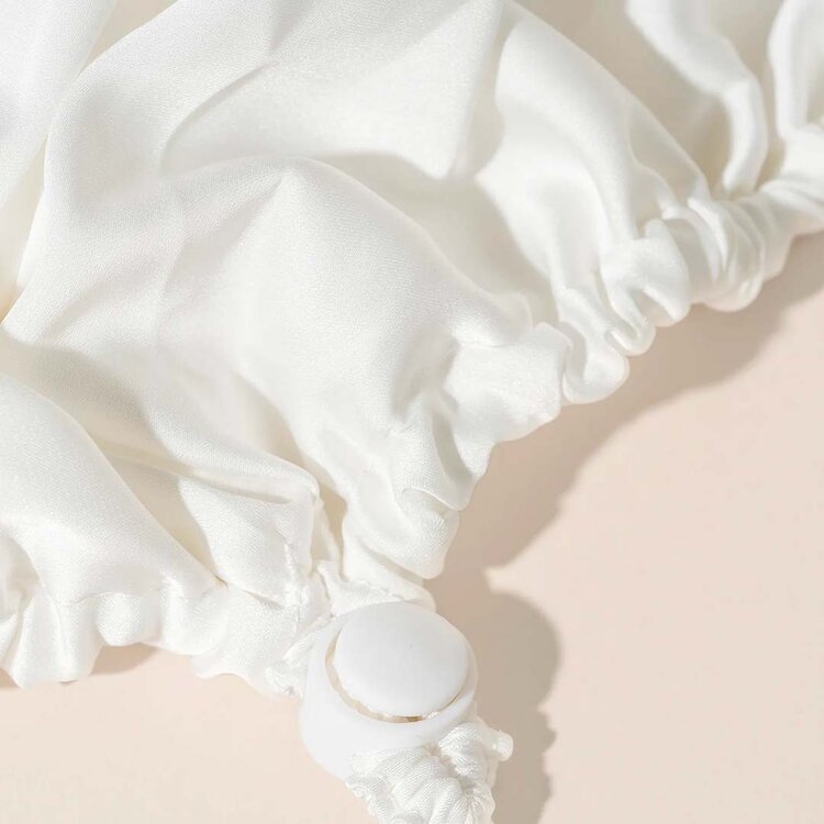 PIXIE WOO Bonnet de Satin - Protection Nocturne Anti-Frisottis