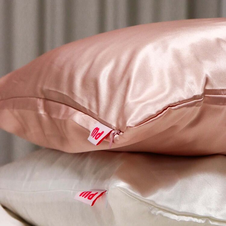 PIXIE WOO Taie d'Oreiller en Satin - Protection Nocturne Anti-Frisottis