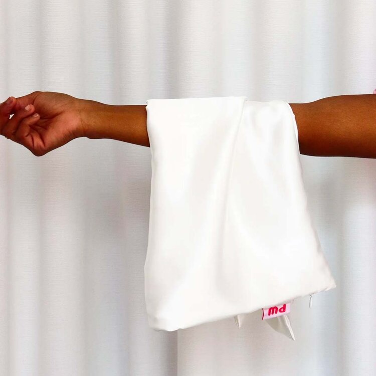 PIXIE WOO Taie d'Oreiller en Satin - Protection Nocturne Anti-Frisottis