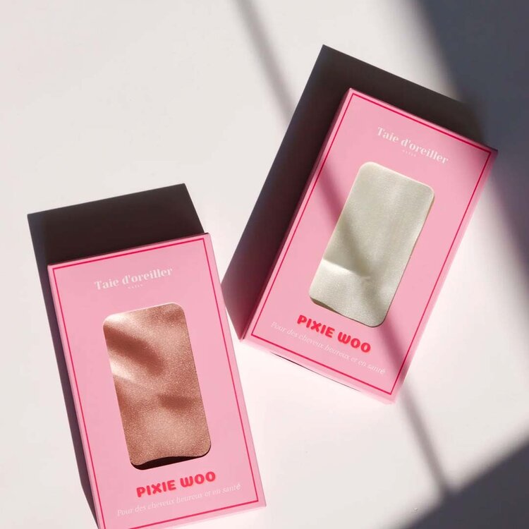 PIXIE WOO Satin Pillow Case - Overnight Frizz and Breakage Protection