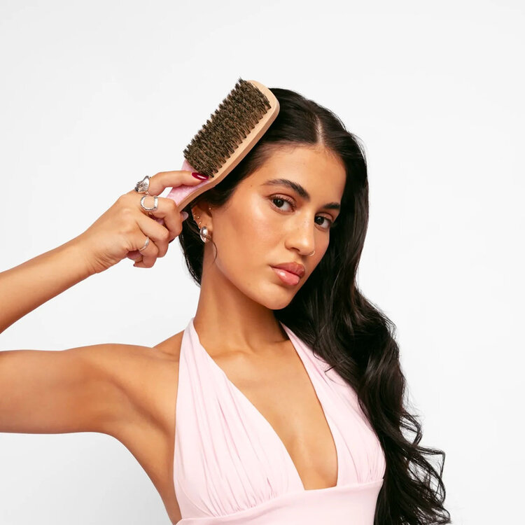 PIXIE WOO Double Sleek Back | Double-Side Brush – Double-sided brush for sleek styles and edges