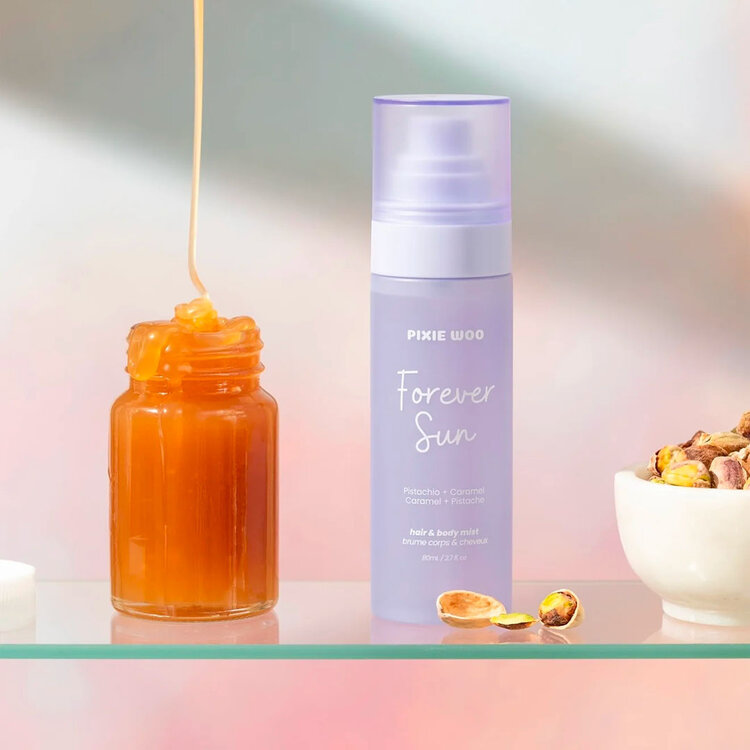 PIXIE WOO Brume Corps & Cheveux (80 ml / 2.7 oz) | Brume Parfumée & Hydratante