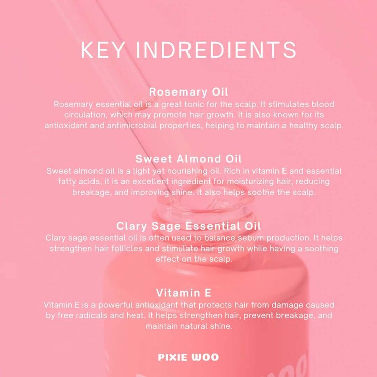 PIXIE WOO Pre-Wash | Scalp Fortifying Oil | Strength & Balance
