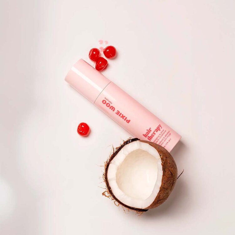 PIXIE WOO Hair Therapy | Leave-In Shine Conditioner & Detangler – detangles, hydrates, and boosts shine