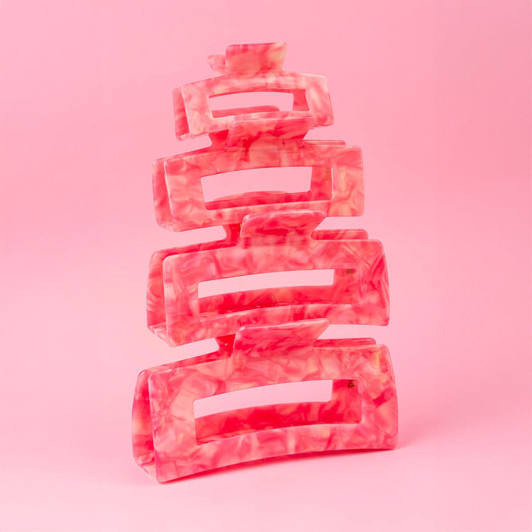 PIXIE WOO Pinces à Griffes pour Cheveux | Valentine Collection– Accessoires Tendance et Romantiques