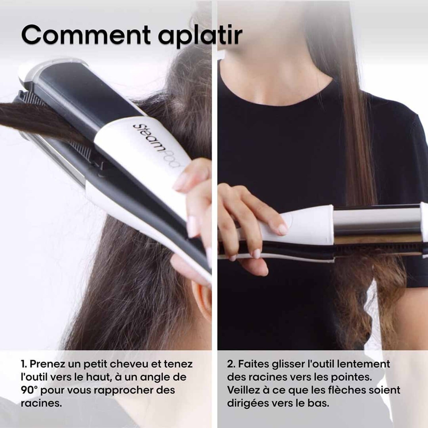 L'OREAL & ROWENTA SteamPod ストレートヘアアイロン L'Oréal | Steampod 4.0 — Professional Steam Iron - Industria